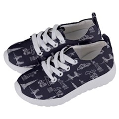 New York City Nyc Pattern Kids  Lightweight Sports Shoes by uniart180623