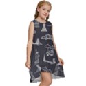 New York City Nyc Pattern Kids  Frill Swing Dress View3