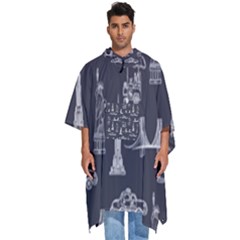 New York City Nyc Pattern Men s Hooded Rain Ponchos by uniart180623