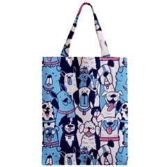 Dogs Seamless Pattern Zipper Classic Tote Bag