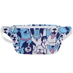 Dogs Seamless Pattern Waist Bag  by uniart180623