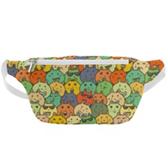 Seamless Pattern With Doodle Bunny Waist Bag  by uniart180623