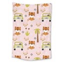 Cute-tiger-car-safari-seamless-pattern Large Tapestry View1