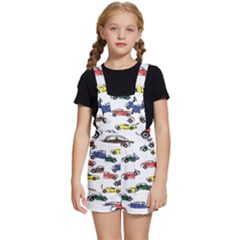 Cars-pattern Kids  Short Overalls by uniart180623