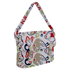 Animals-pattern Buckle Messenger Bag