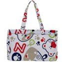 Animals-pattern Canvas Work Bag View2