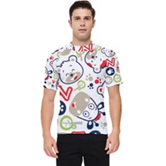 Animals-pattern Men s Short Sleeve Rash Guard by uniart180623