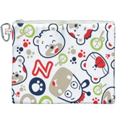 Animals-pattern Canvas Cosmetic Bag (xxxl) by uniart180623