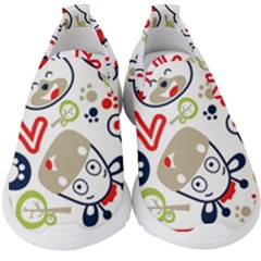 Animals-pattern Kids  Slip On Sneakers