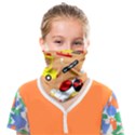 Seamless-pattern-cartoon-with-transportation-vehicles Face Covering Bandana (Kids) View1