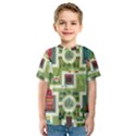 City-seamless-pattern Kids  Sport Mesh Tee View1