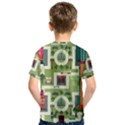 City-seamless-pattern Kids  Sport Mesh Tee View2