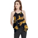 Seamless-exotic-pattern-with-tigers Flowy Camisole Tank Top View1