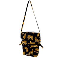 Seamless-exotic-pattern-with-tigers Folding Shoulder Bag by uniart180623