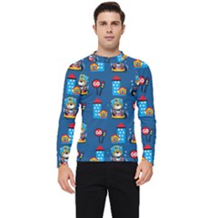 Racing-car-printing-set-cartoon-vector-pattern Men s Long Sleeve Rash Guard by uniart180623