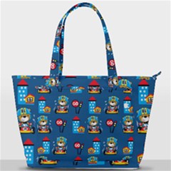 Racing-car-printing-set-cartoon-vector-pattern Back Pocket Shoulder Bag  by uniart180623