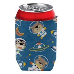 Seamless-pattern-funny-astronaut-outer-space-transportation Can Holder by uniart180623