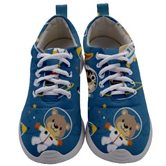 Seamless-pattern-funny-astronaut-outer-space-transportation Mens Athletic Shoes by uniart180623