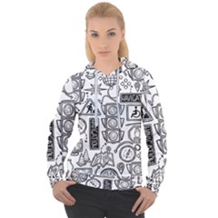 Navigation-seamless-pattern Women s Overhead Hoodie by uniart180623