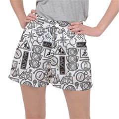 Navigation-seamless-pattern Women s Ripstop Shorts by uniart180623