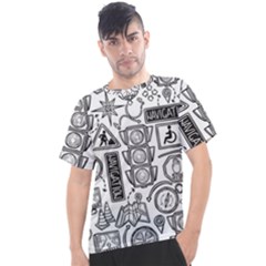 Navigation-seamless-pattern Men s Sport Top by uniart180623