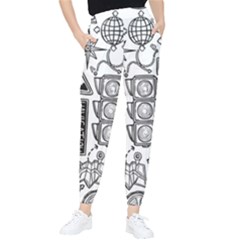 Navigation-seamless-pattern Women s Tapered Pants by uniart180623