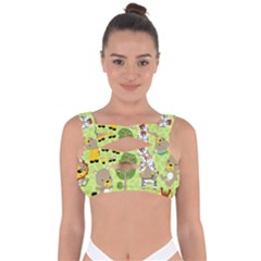 Funny-animals-cartoon Bandaged Up Bikini Top by uniart180623