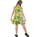 Funny-animals-cartoon Kids  Sleeveless Tiered Mini Dress View4