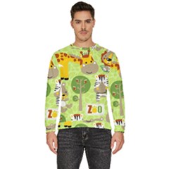 Funny-animals-cartoon Men s Fleece Sweatshirt by uniart180623