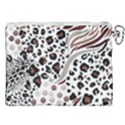 Mix-animal-skin-prints-seamless-pattern-vector Canvas Cosmetic Bag (XXL) View2