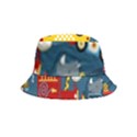 Seamless-pattern-vehicles-cartoon-with-funny-drivers Inside Out Bucket Hat (Kids) View5