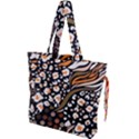 Trendy-mix-animal-skin-prints Drawstring Tote Bag View1