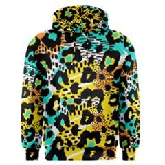 Seamless-leopard-wild-pattern-animal-print Men s Core Hoodie by uniart180623