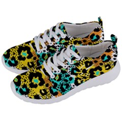 Seamless-leopard-wild-pattern-animal-print Men s Lightweight Sports Shoes by uniart180623