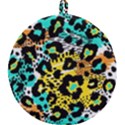 Seamless-leopard-wild-pattern-animal-print Round Trivet View1