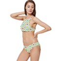 Birds-pattern-background Banded Triangle Bikini Set View2