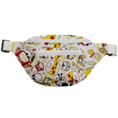 Vector-seamless-pattern-nice-animals-cartoon Fanny Pack by uniart180623