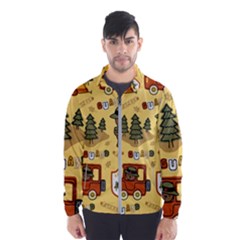 Seamless-pattern-funny-ranger-cartoon Men s Windbreaker by uniart180623