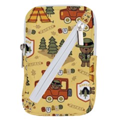 Seamless-pattern-funny-ranger-cartoon Belt Pouch Bag (large) by uniart180623