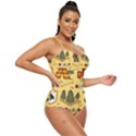 Seamless-pattern-funny-ranger-cartoon Retro Full Coverage Swimsuit View3