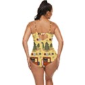 Seamless-pattern-funny-ranger-cartoon Retro Full Coverage Swimsuit View4