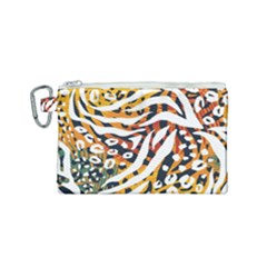 Abstract-geometric-seamless-pattern-with-animal-print Canvas Cosmetic Bag (small) by uniart180623