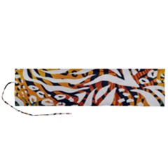 Abstract-geometric-seamless-pattern-with-animal-print Roll Up Canvas Pencil Holder (l) by uniart180623