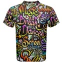 Graffiti-word-seamless-pattern Men s Cotton Tee View1