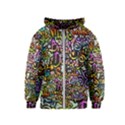 Graffiti-word-seamless-pattern Kids  Zipper Hoodie View1