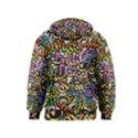 Graffiti-word-seamless-pattern Kids  Zipper Hoodie View2