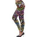 Graffiti-word-seamless-pattern Lightweight Velour Leggings View3