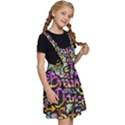 Graffiti-word-seamless-pattern Kids  Apron Dress View3