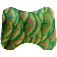 Beautiful-peacock Head Support Cushion by uniart180623