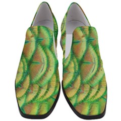 Beautiful-peacock Women Slip On Heel Loafers by uniart180623